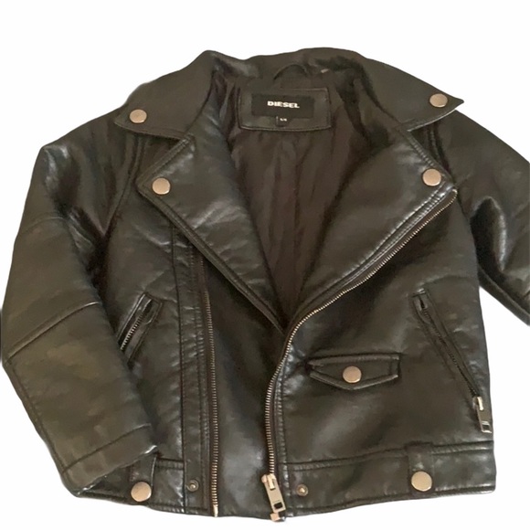 Diesel Other - Diesel Faux Leather Jacket sz 6 Boy